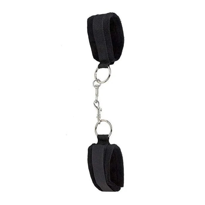 Shots Toys Couples Ouch Velcro Black Cuffs For Hands And Ankles