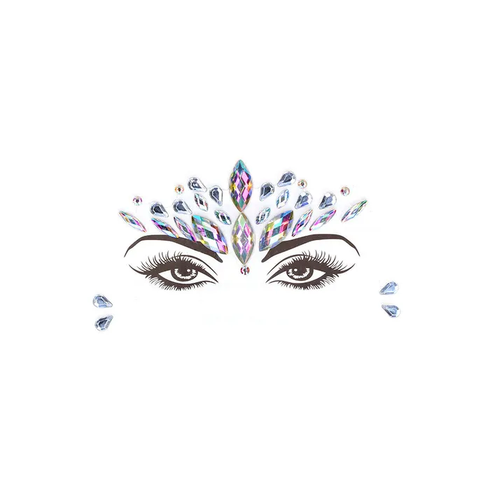 Shots Toys Le Desir Dazzling Crowned Face Bling Sticker Anal
