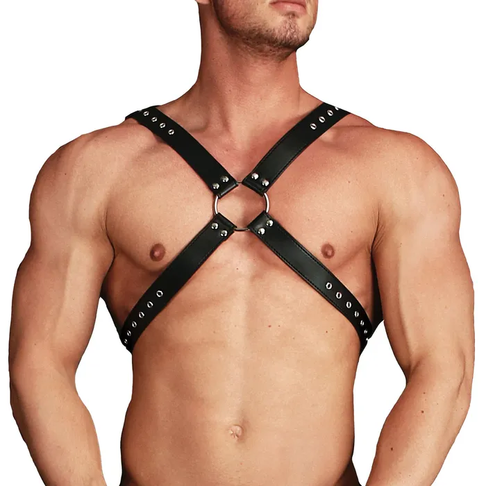 Shots Toys Ouch Adonis High Halter Harness Female Sex Toys