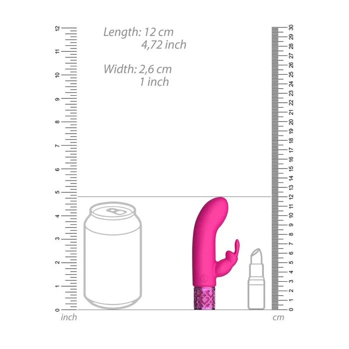 Shots Toys Royal Gems Dazzling Rechargeable Rabbit Bullet Pink Vibrators Shots Toys Royal Gems Dazzling Rechargeable Rabbit Bullet Pink Vibrators