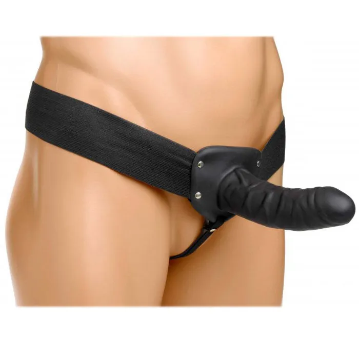 Size Matters Female Sex Toys Size Matters Erection Assist Hollow Silicone Dildo Strap On