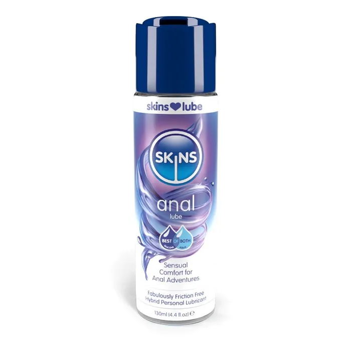 Skins Condoms Anal Skins Anal Hybrid Silicone And Waterbased Lubricant 130ml