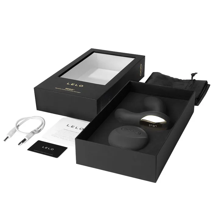So Luxe Anal Lelo Hugo Luxury Prostate Massager Black