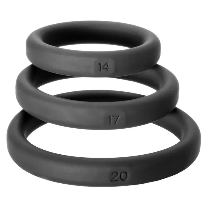 So Luxe Anal Perfect Fit XactFit Cockring Sizes 14 17 20