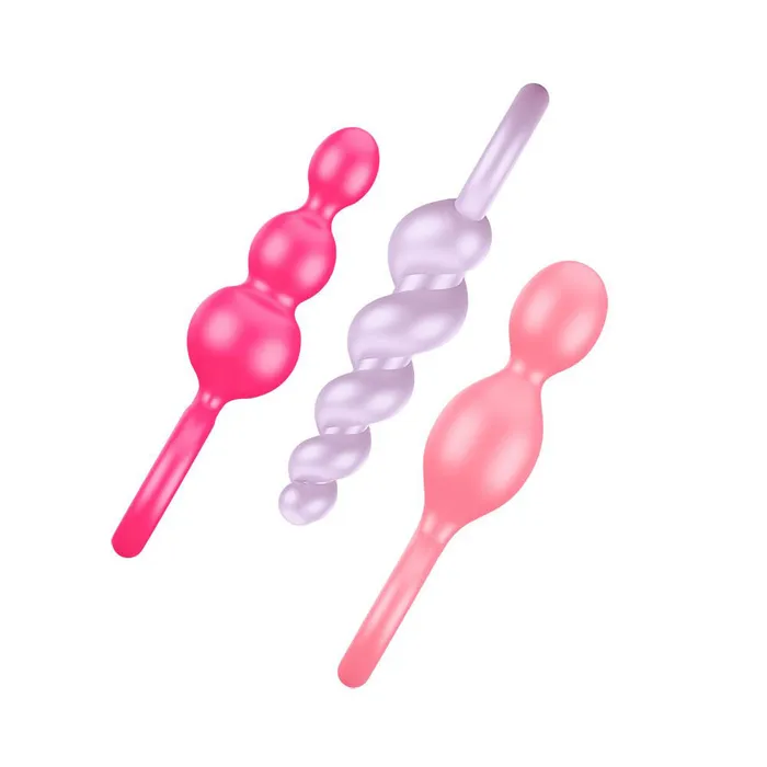 So Luxe Anal Satisfyer Booty Call Set Of 3 Multicolour Anal Plugs