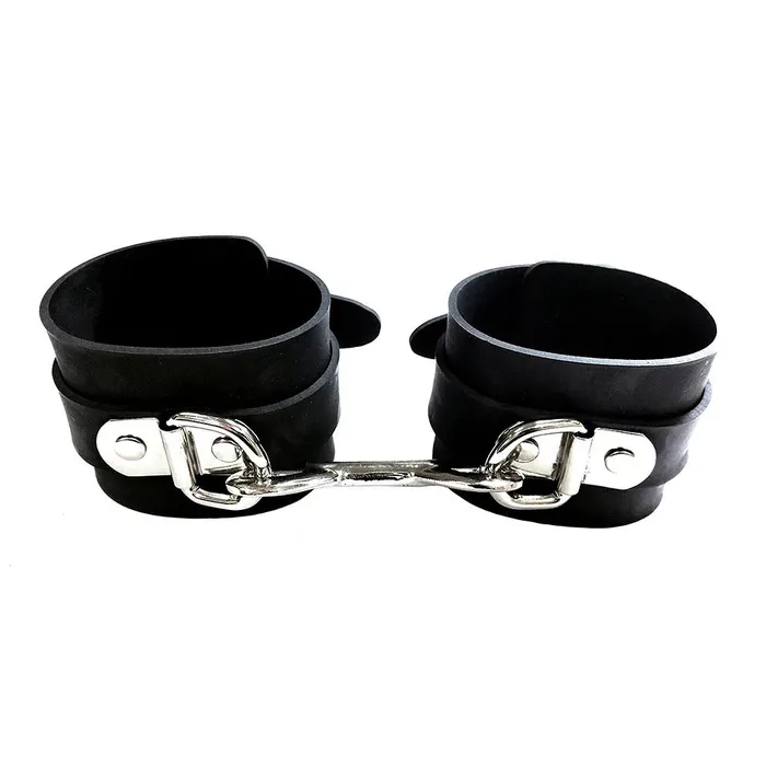 So Luxe Dildos Rouge Garments Black Rubber Ankle Cuffs