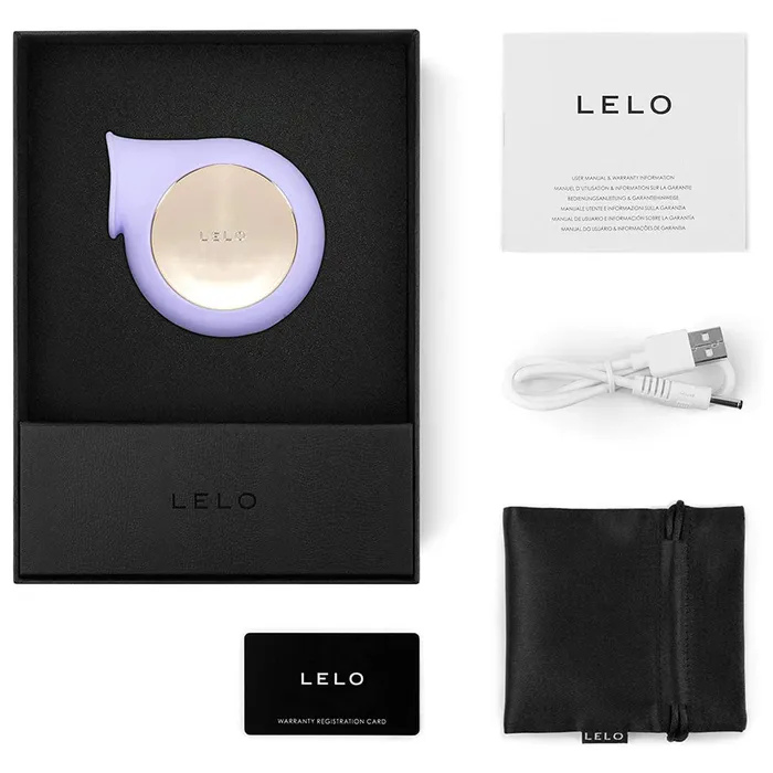 So Luxe Lelo Sila Lilac Sonic Wave Clitoral Massager Female Sex Toys