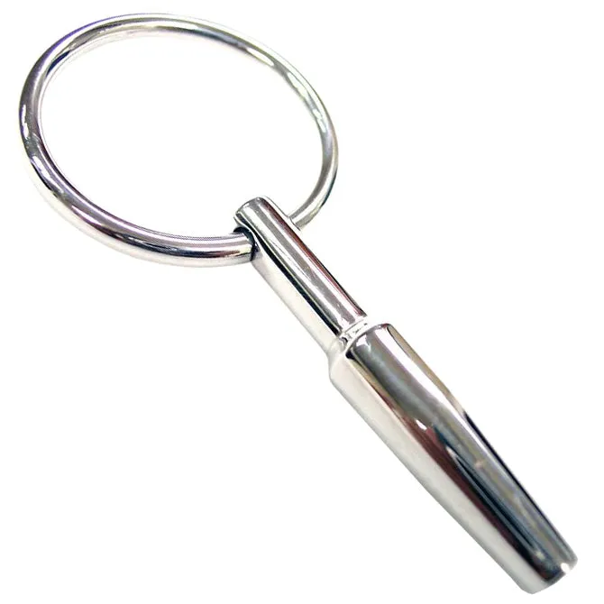 So Luxe Male Sex Toys Rouge Stainless Steel Urethral Probe With Ring