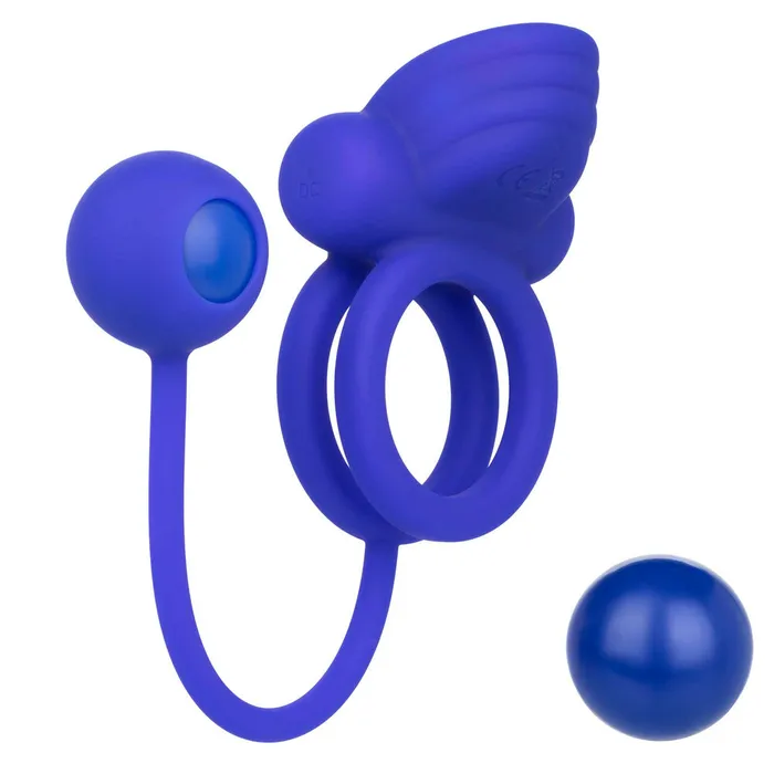 So Luxe Rechargeable Dual Rockin Rim Enhancer Cock Ring Male Sex Toys