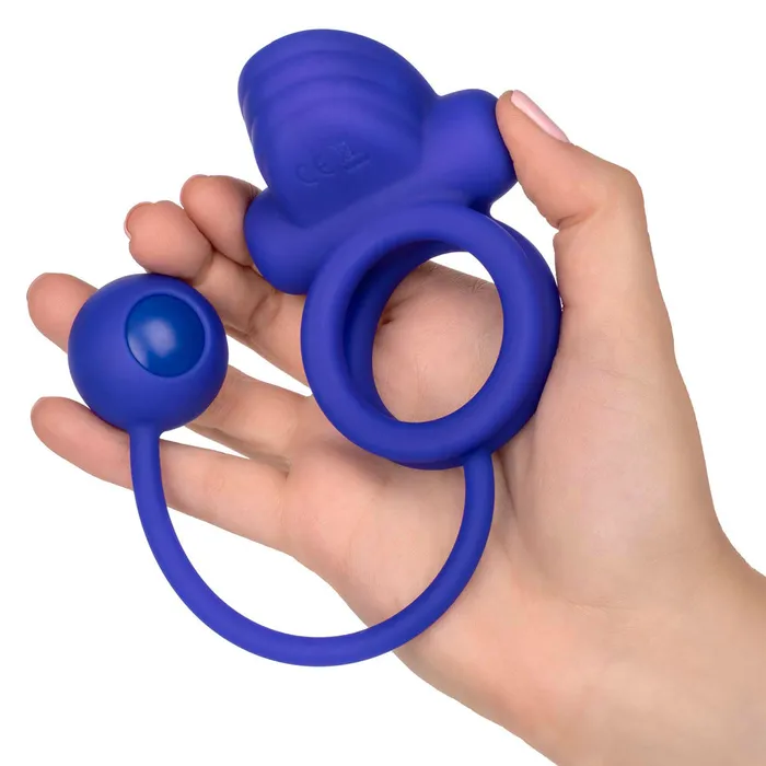 So Luxe Rechargeable Dual Rockin Rim Enhancer Cock Ring Male Sex Toys