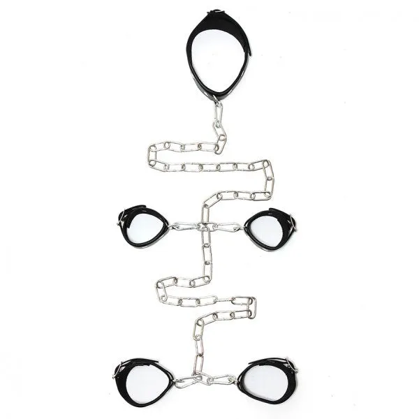 So Luxe Restraints Leather Female Hand And Foot Cuffs