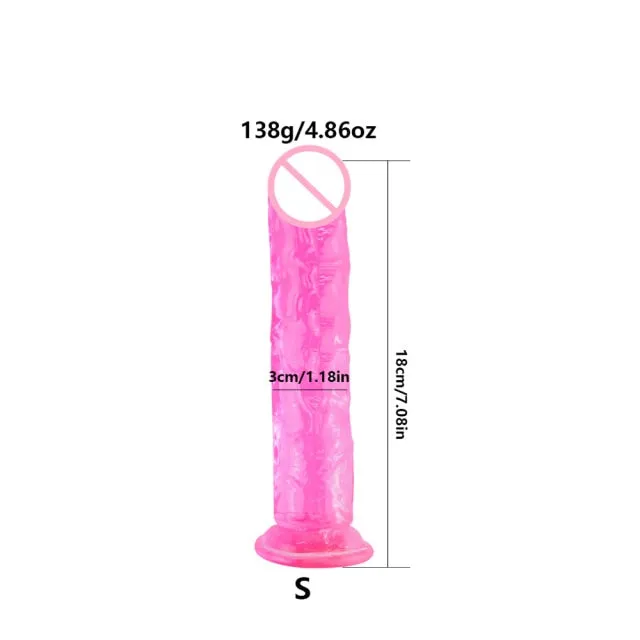 Soft Jelly Dildo Suction Cup My Tiny Hole Dildos Soft Jelly Dildo Suction Cup My Tiny Hole Dildos