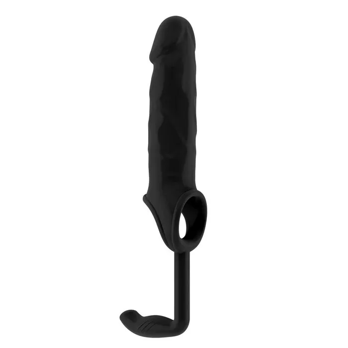 Sono No19 Dong Extension And Butt Plug Black Shots Toys Anal