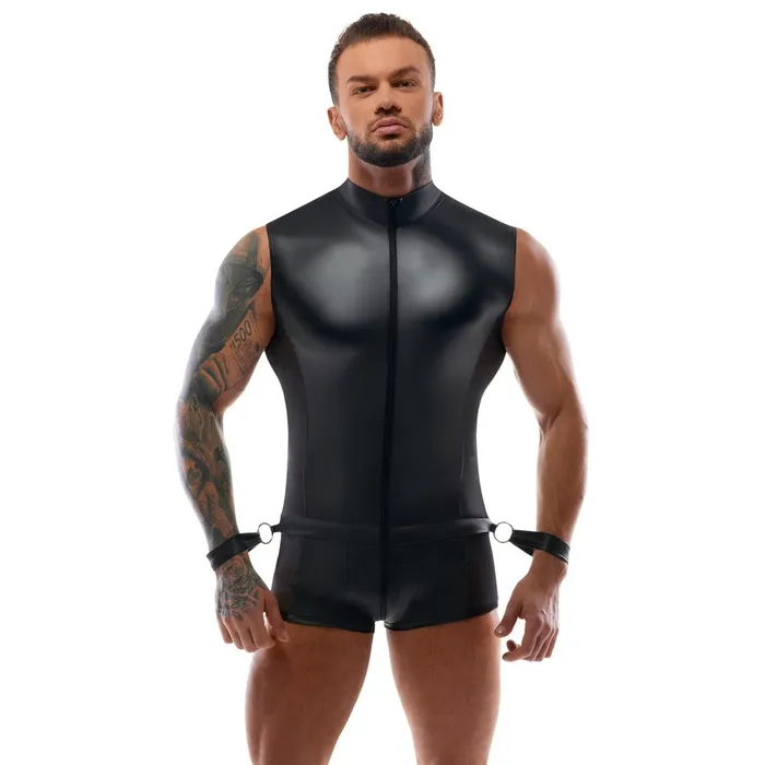 Svenjoyment Female Sex Toys Body Jumpsuit With Restraints Size X Large