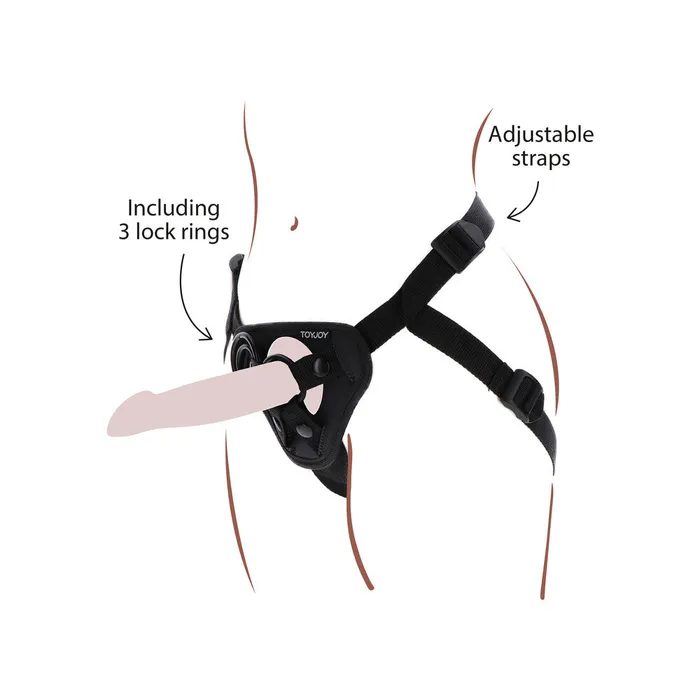Toy Joy Sex Toys Female Sex Toys Get Real Strap On Harness