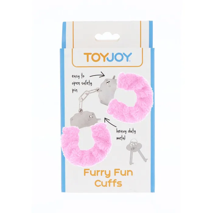 Toy Joy Sex Toys Vibrators ToyJoy Furry Fun Wrist Cuffs Pink Toy Joy Sex Toys Vibrators ToyJoy Furry Fun Wrist Cuffs Pink