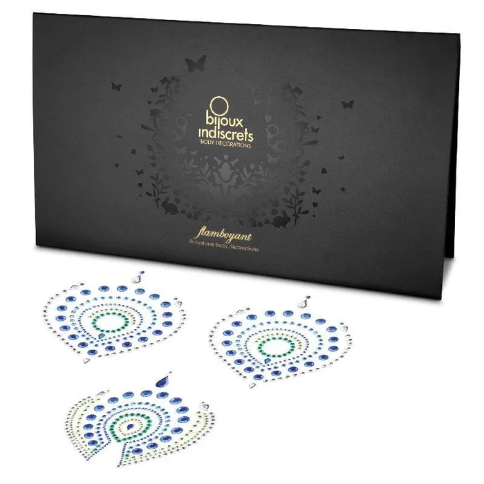 Vibrators Bijoux Indiscrets Bijoux Indscrets Flamboyant Body Jewelery Blue And Green Vibrators Bijoux Indiscrets Bijoux Indscrets Flamboyant Body Jewelery Blue And Green