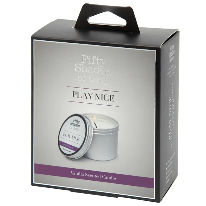 Vibrators Fifty Shades of Grey Play Nice Vanilla Candle 90g Fifty Shades