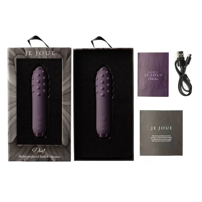 Vibrators Je Joue Je Joue Duet Multi Surfaced Bullet Vibrator Purple Vibrators Je Joue Je Joue Duet Multi Surfaced Bullet Vibrator Purple
