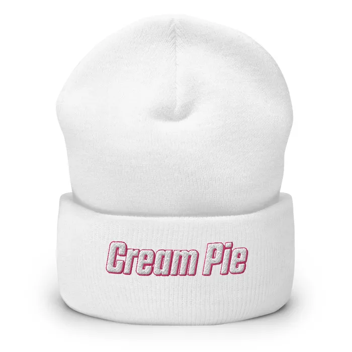 Vibrators My Tiny Hole Cream Pie Cuffed Beanie