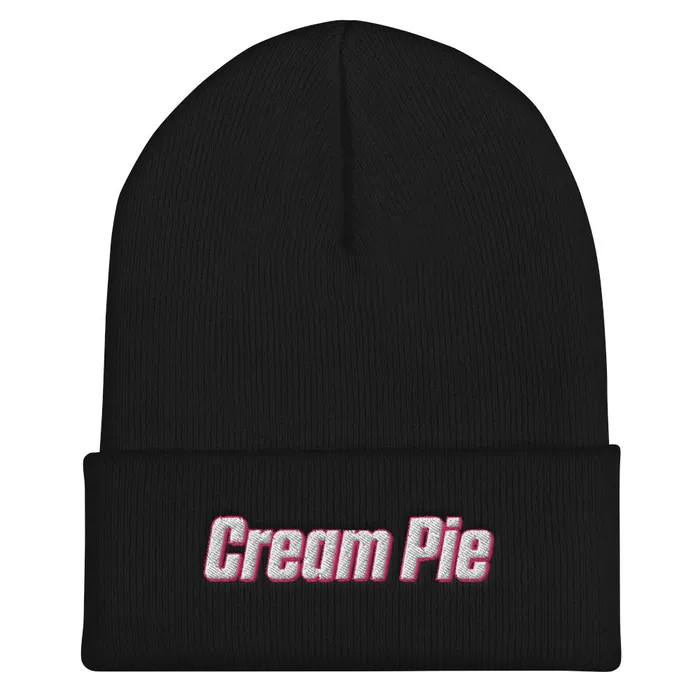Vibrators My Tiny Hole Cream Pie Cuffed Beanie