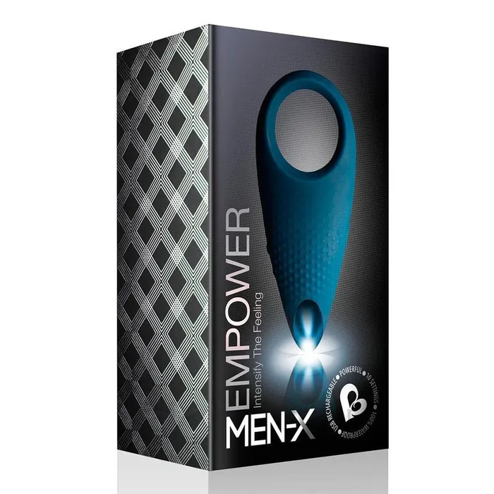 Vibrators Rocks Off Ltd Rocks Off Empower MenX Cockring Blue Vibrators Rocks Off Ltd Rocks Off Empower MenX Cockring Blue