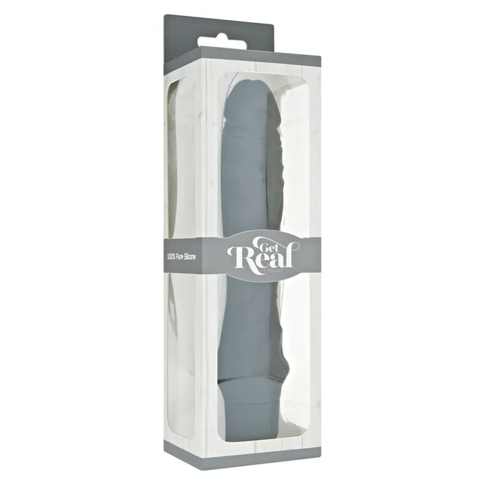 Vibrators ToyJoy Get Real Classic Silicone Vibrator Black Toy Joy Sex Toys Vibrators ToyJoy Get Real Classic Silicone Vibrator Black Toy Joy Sex Toys