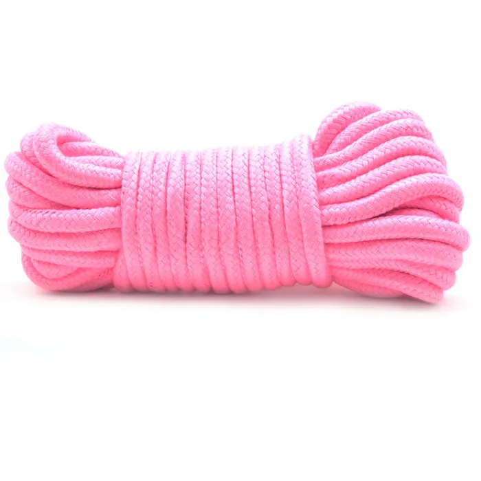Vibrators Various Toy Brands 10 Metres Cotton Bondage Rope Pink