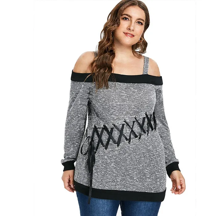 Womens Autumn Sweater plus Size Large Size Long Sleeve offShoulder Top String Female Blouses Solid Thin Casual Sweater DB Global Surplus Male Sex Toys Womens Autumn Sweater plus Size Large Size Long Sleeve offShoulder Top String Female Blouses Solid Thin Casual Sweater DB Global Surplus Male Sex Toys