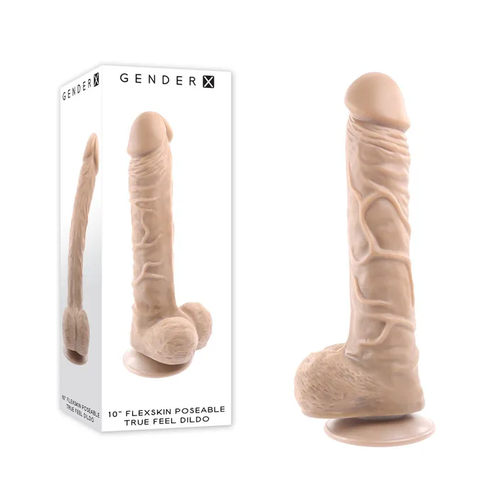 Dildos Gender X 10 FLEXSKIN POSEABLE TRUE FEEL Light Gender X