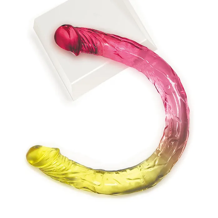 Dildos Shades Shades 17 Jelly TPR Double Dong