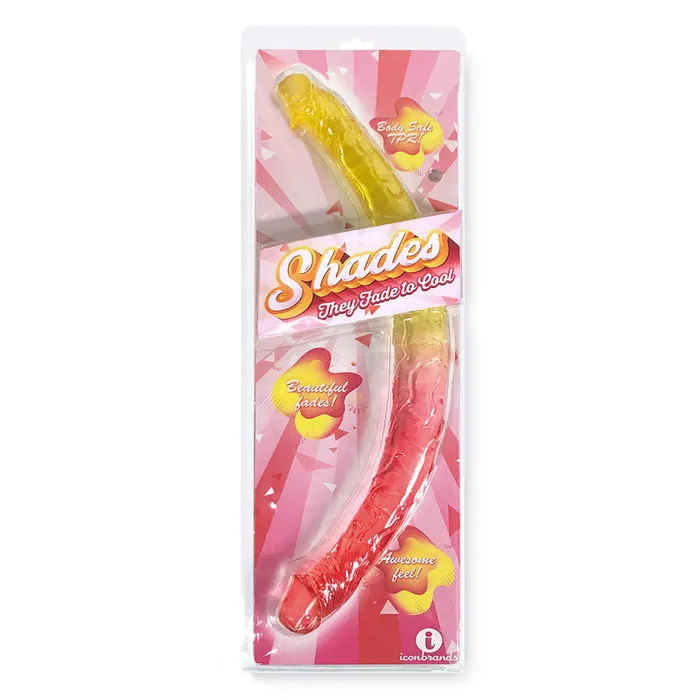 Dildos | Shades Shades 17'' Jelly TPR Double Dong