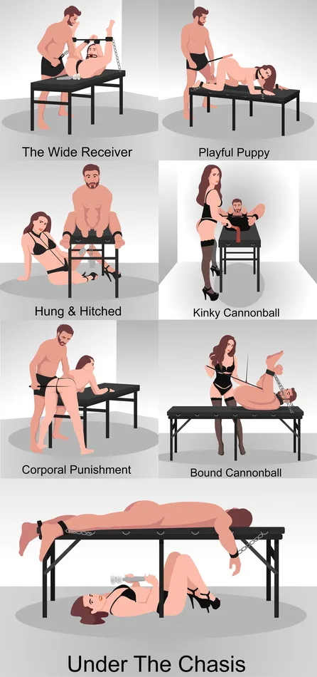 Extreme Bondage Table | Master Series Male Sex Toys