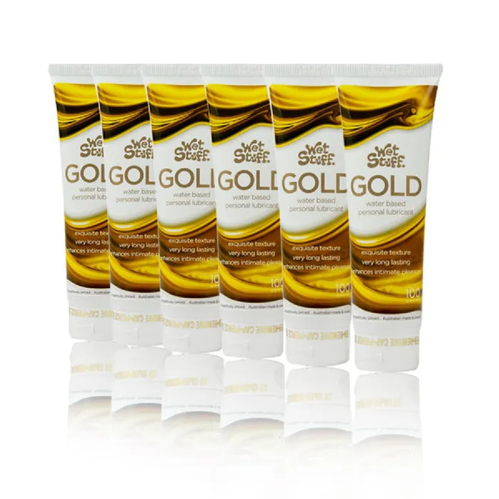 Gel Works Vibrators Wet Stuff Gold