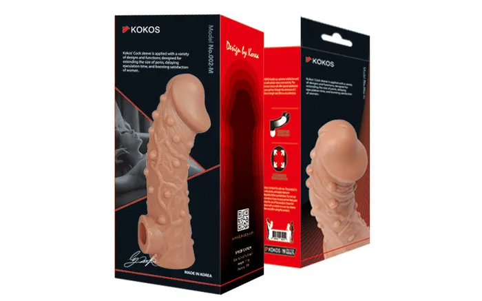 Kokos Male Sex Toys | Kokos Cock Sleeve 2 Medium Penis Extender Extension Dildo Couples Sex Toy