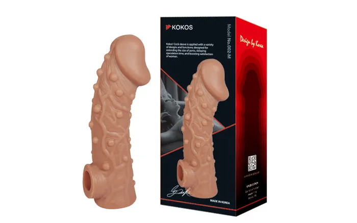 Kokos Male Sex Toys | Kokos Cock Sleeve 2 Medium Penis Extender Extension Dildo Couples Sex Toy