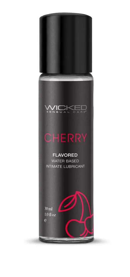 Lubricants Aqua Cherry Flavored Water Based Intimate Lubricant 1 Fl Oz Wicked Sensual Care Lubricants Aqua Cherry Flavored Water Based Intimate Lubricant 1 Fl Oz Wicked Sensual Care
