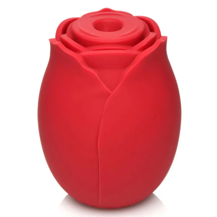 Mystic Rose Sucking and Vibrating Silicone Rose Red XR Brands inmi Vibrators