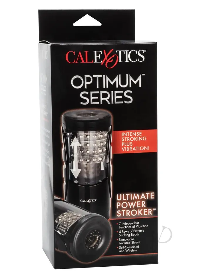 Optimum Power Ultimate Power Stroker Beaded Vibrating Masturbator ECN Male Sex Toys Optimum Power Ultimate Power Stroker Beaded Vibrating Masturbator ECN Male Sex Toys