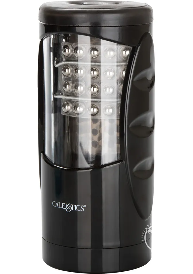 Optimum Power Ultimate Power Stroker Beaded Vibrating Masturbator | ECN Male Sex Toys