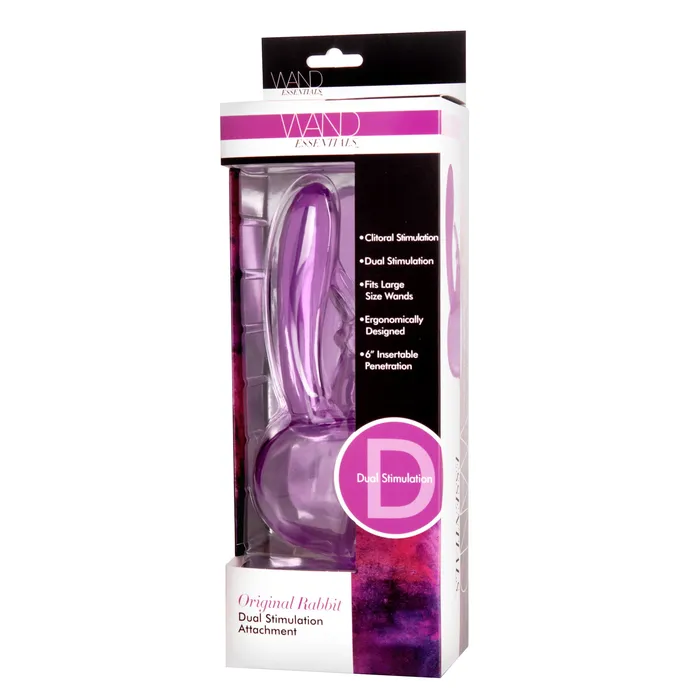 Original Rabbit Dual Stimulation Wand Attachment | Wand Essentials Female Sex Toys Original Rabbit Dual Stimulation Wand Attachment | Wand Essentials Female Sex Toys