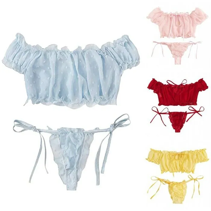 Perfectly Incorrect Sexy Light Blue Babydoll Top and Panty Vibrators