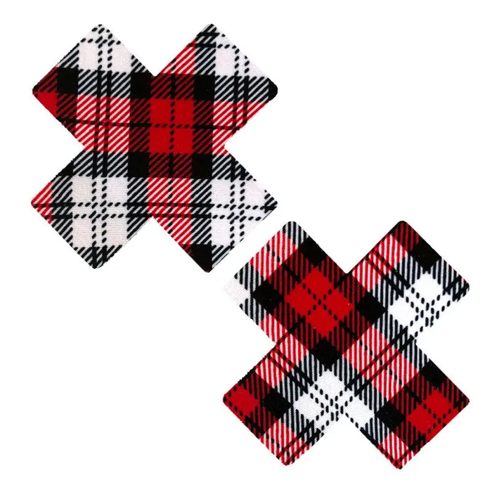 School Girl Plaid X Factor Pasties Neva Nude Vibrators