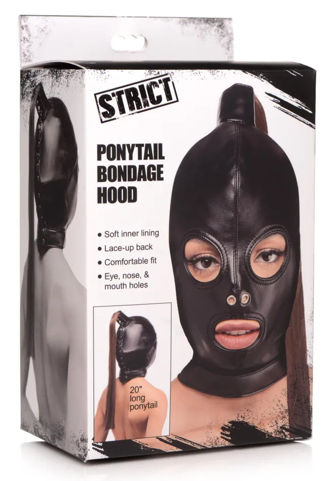 Strict Couples | Ponytail Bondage Hood