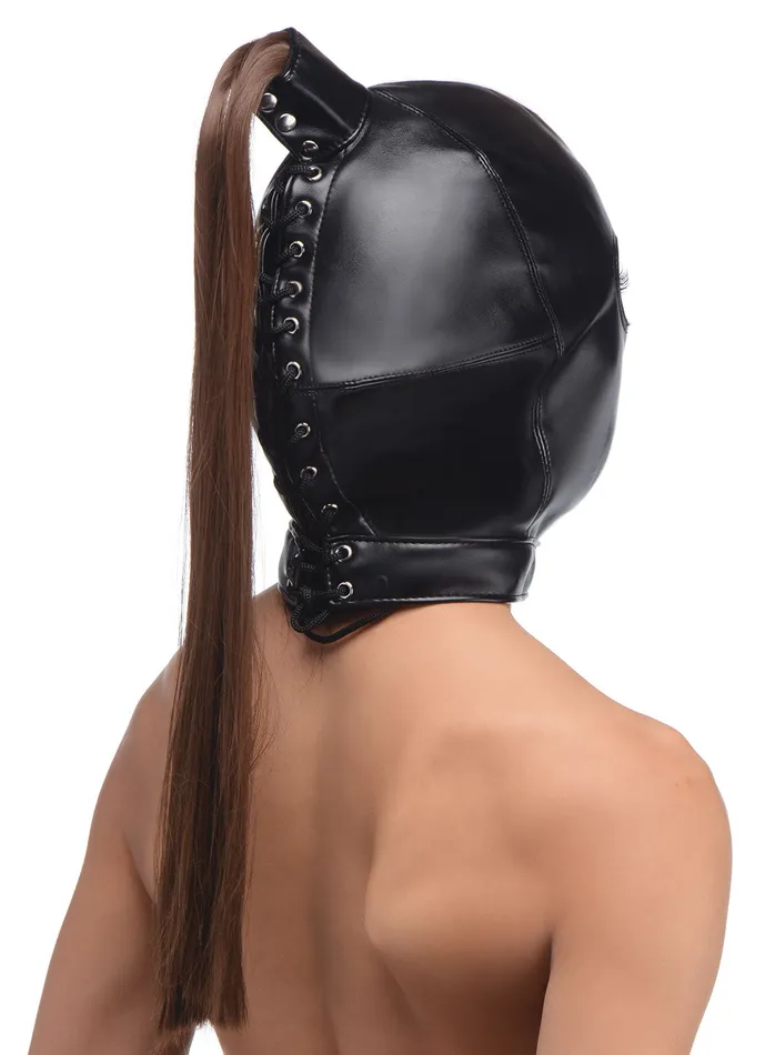 Strict Couples | Ponytail Bondage Hood