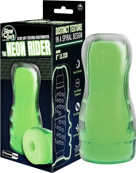 The Neon Rider Masturbator 6quot Excellent Power Male Sex Toys