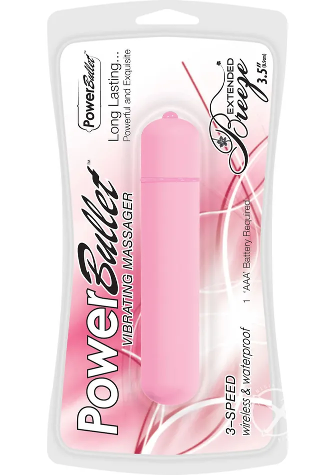 Bms Enterprises Vibrators Breeze Power Bullet 35 Pink