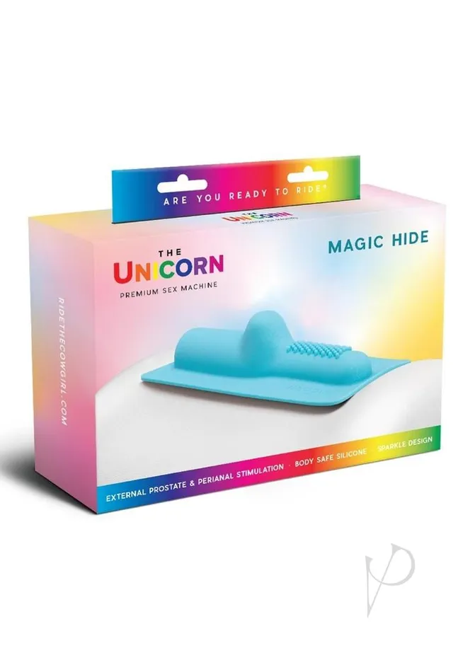 Cowgirl Vibrators Cowgirl Unicrn Magic Hide Attach Blue