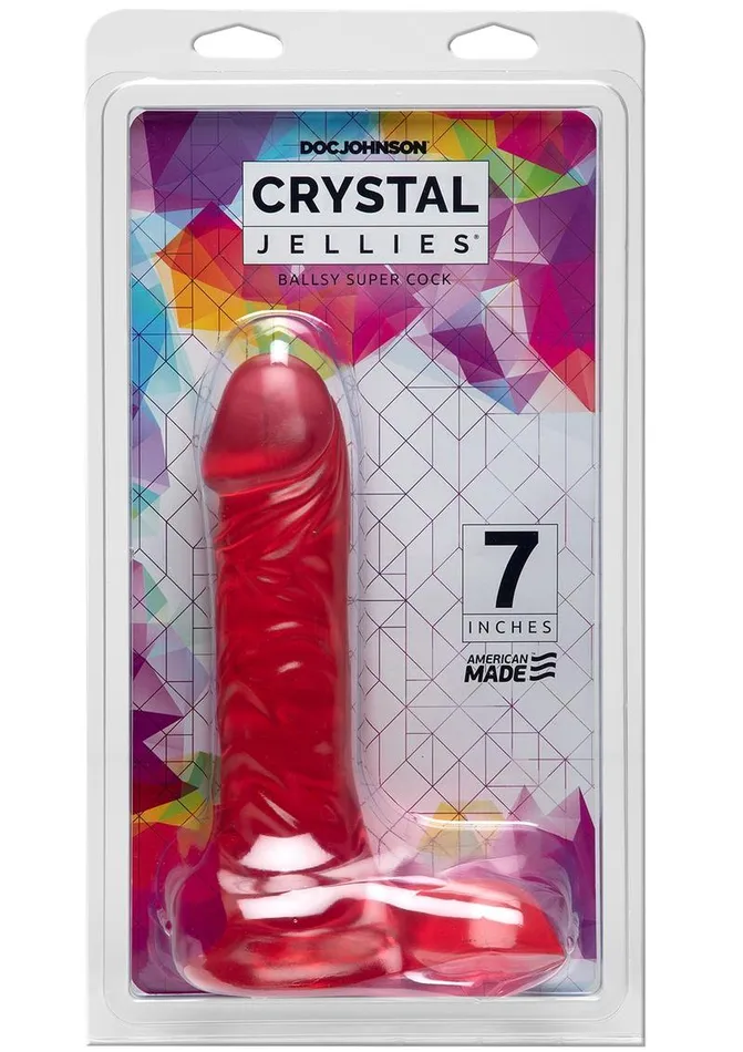 Dildos | Crystal Jellies Ballsy Super Dildo - Crystal Jellies