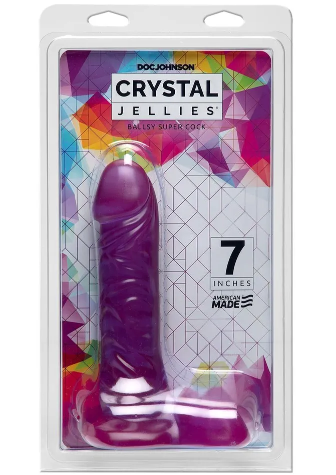 Dildos | Crystal Jellies Ballsy Super Dildo - Crystal Jellies